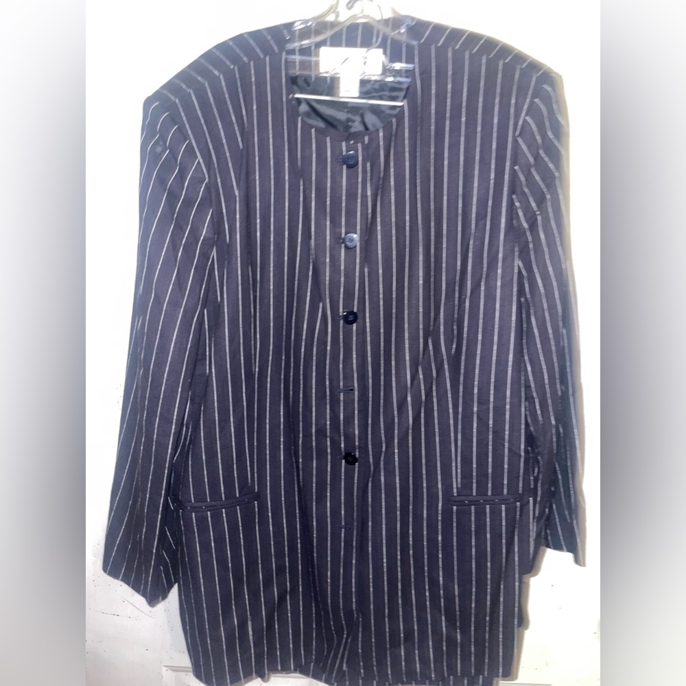 Jobes New York pinstripe skirt set